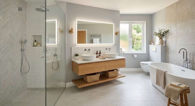 Luxury Bathroom Installation in Portland, ME